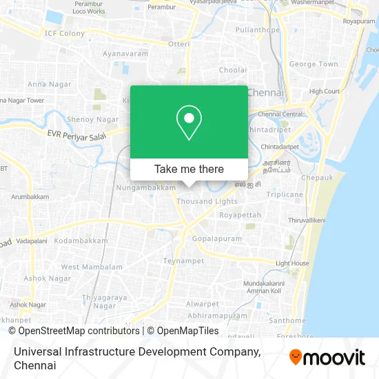 Universal Infrastructure Development Company map