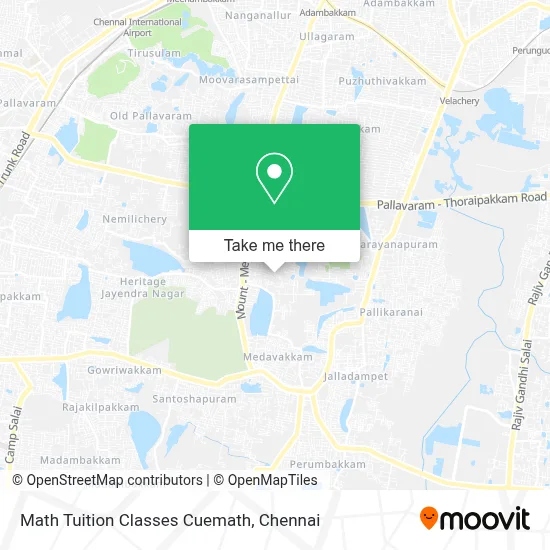 Math Tuition Classes Cuemath map