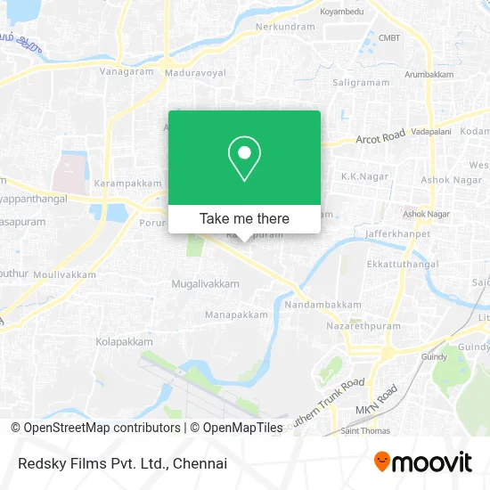 Redsky Films Pvt. Ltd. map