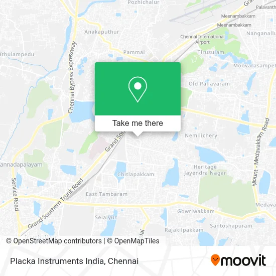 Placka Instruments India map