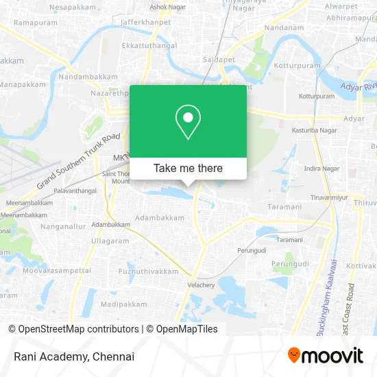 Rani Academy map