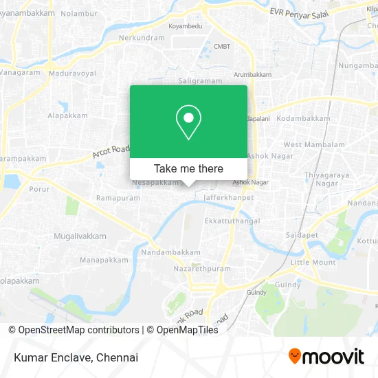 Kumar Enclave map