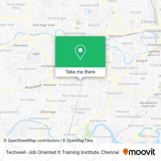 Techveel- Job Oriented It Training Institute map