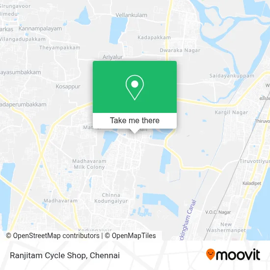 Ranjitam Cycle Shop map