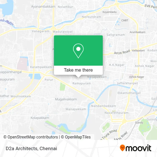 D2a Architects map