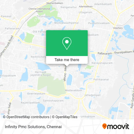Infinity Pmc Solutions map