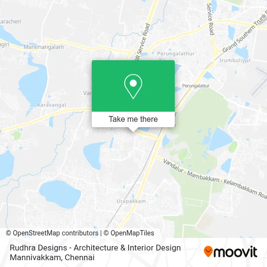 Rudhra Designs - Architecture & Interior Design Mannivakkam map