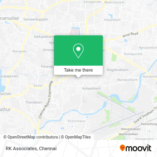 Rk Associates map