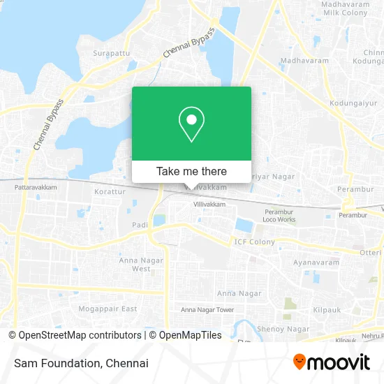 Sam Foundation map