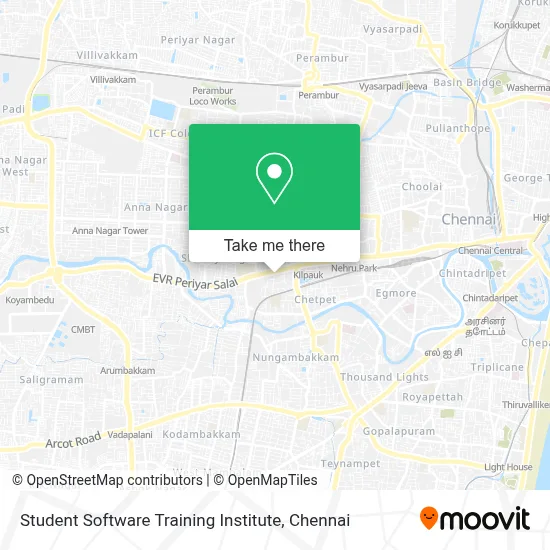 Student Software Training Institute map
