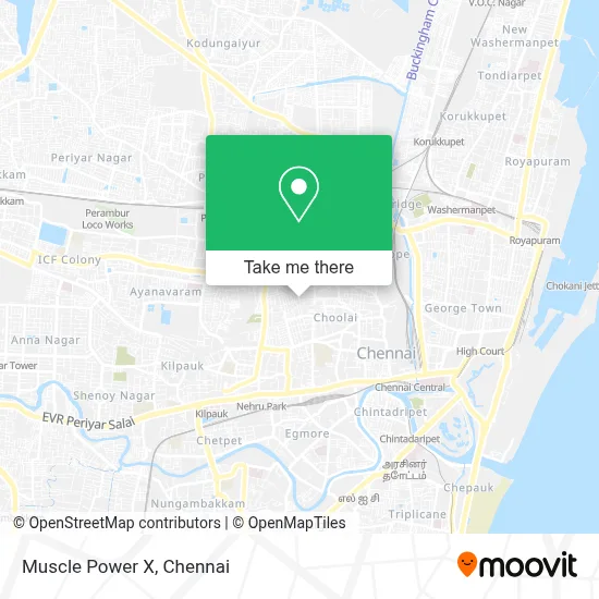 Muscle Power X map