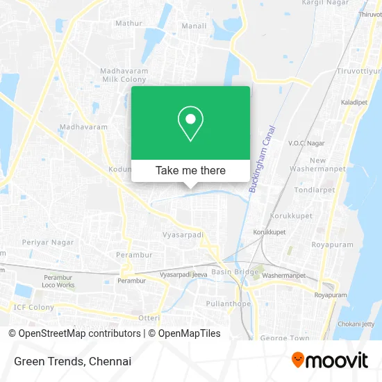Green Trends map