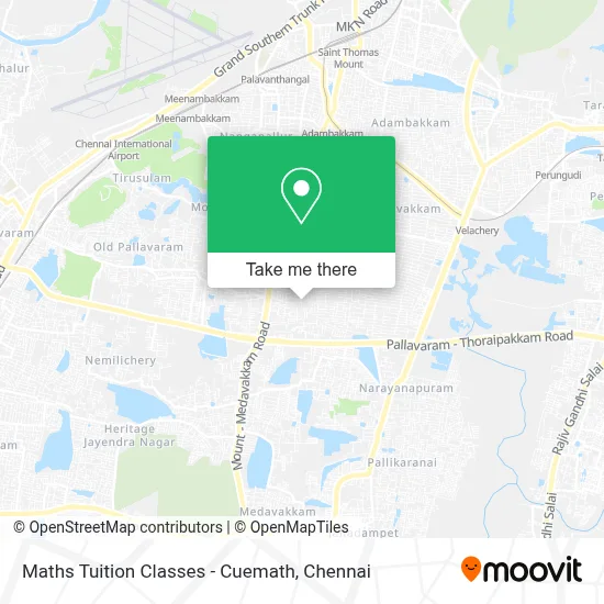 Maths Tuition Classes - Cuemath map