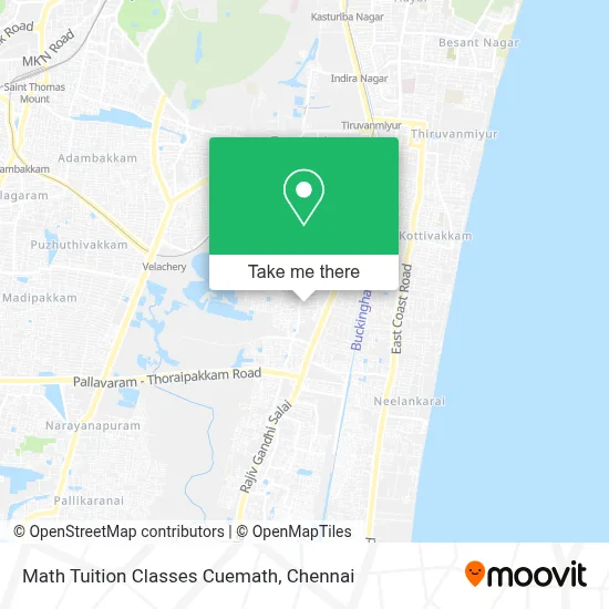 Math Tuition Classes Cuemath map