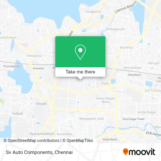 Sv Auto Components map