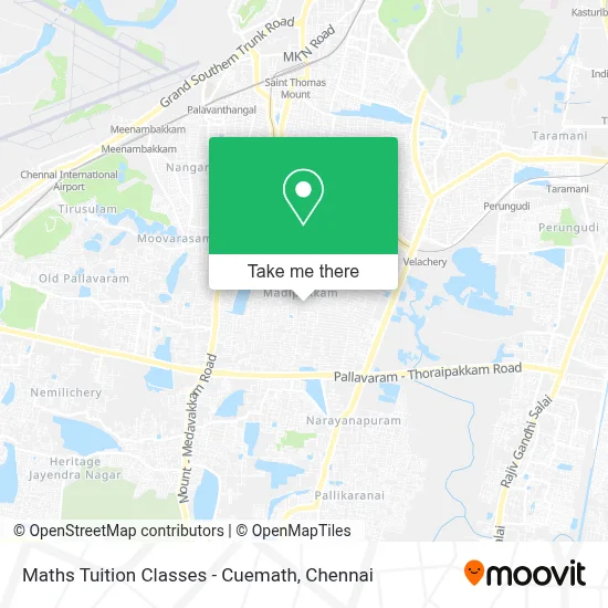 Maths Tuition Classes - Cuemath map