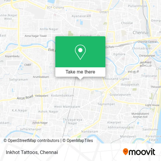 Inkhot Tattoos map