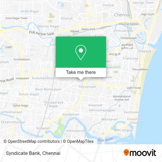 Syndicate Bank map