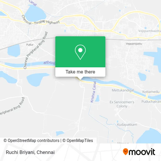 Ruchi Briyani map