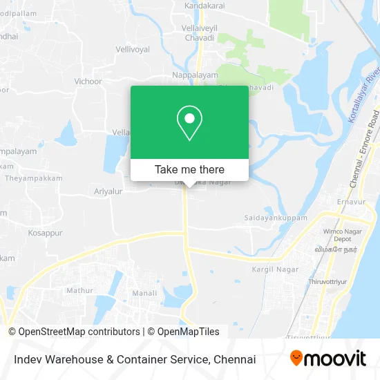Indev Warehouse & Container Service map