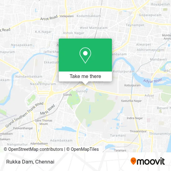 Rukka Dam map