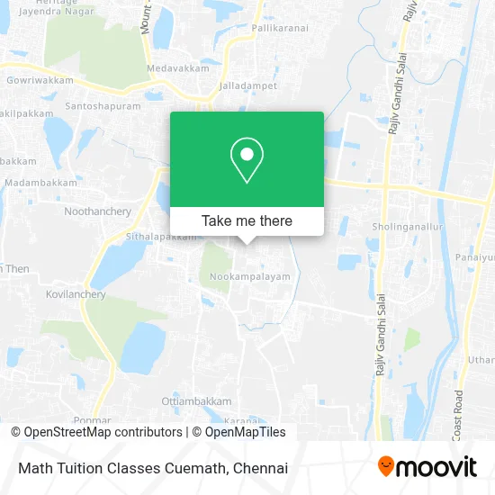 Math Tuition Classes Cuemath map