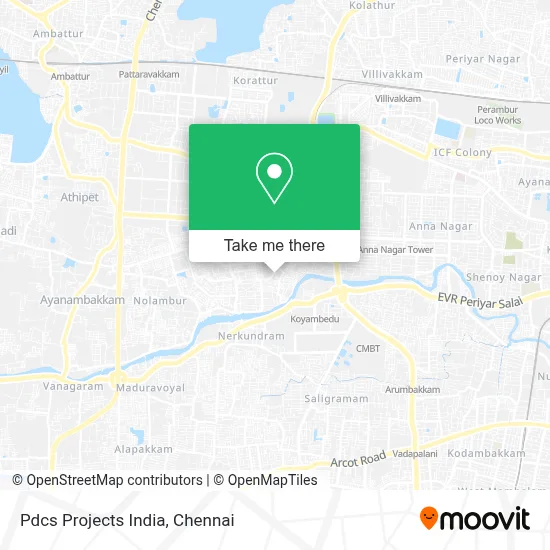 Pdcs Projects India map