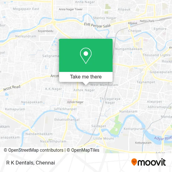 R K Dentals map