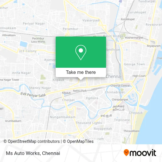Ms Auto Works map