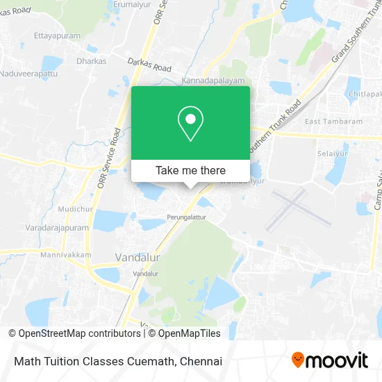 Math Tuition Classes Cuemath map