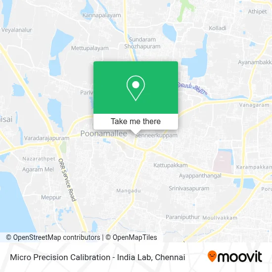 Micro Precision Calibration - India Lab map