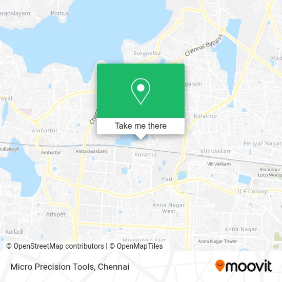 Micro Precision Tools map