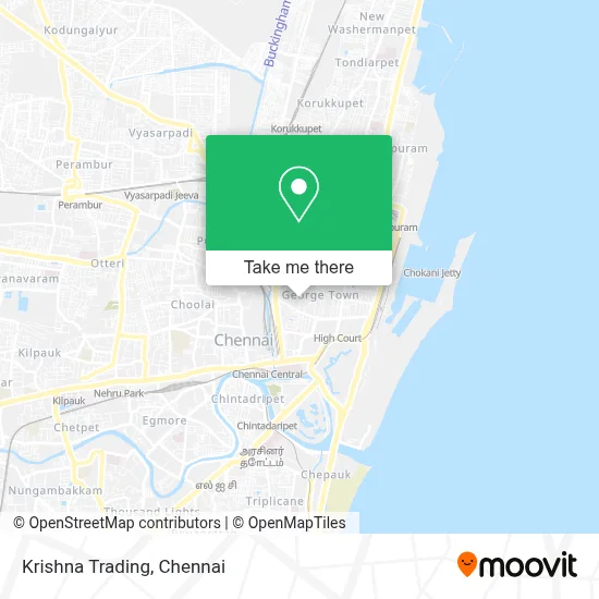 Krishna Trading map