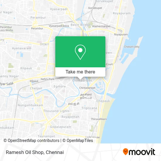 Ramesh Oil Shop map