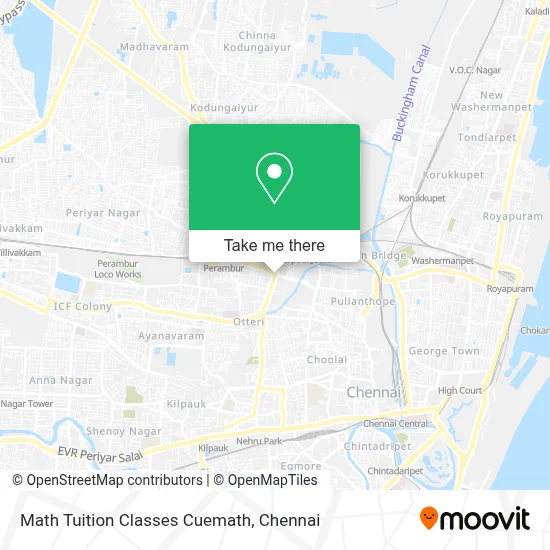 Math Tuition Classes Cuemath map