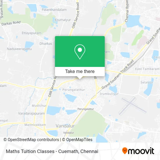 Maths Tuition Classes - Cuemath map
