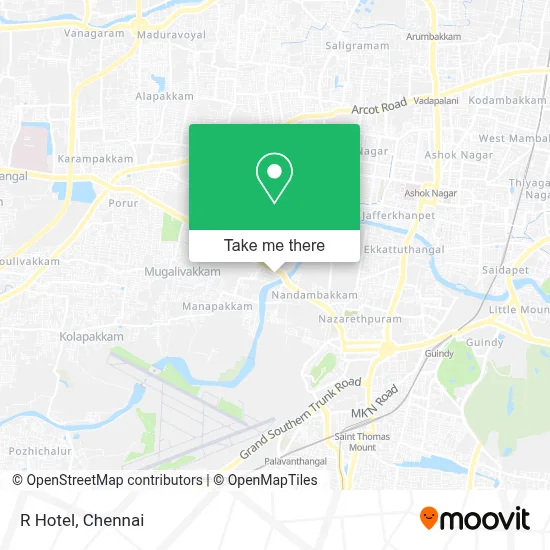 R Hotel map