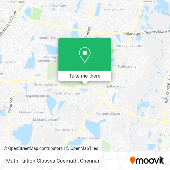 Math Tuition Classes Cuemath map