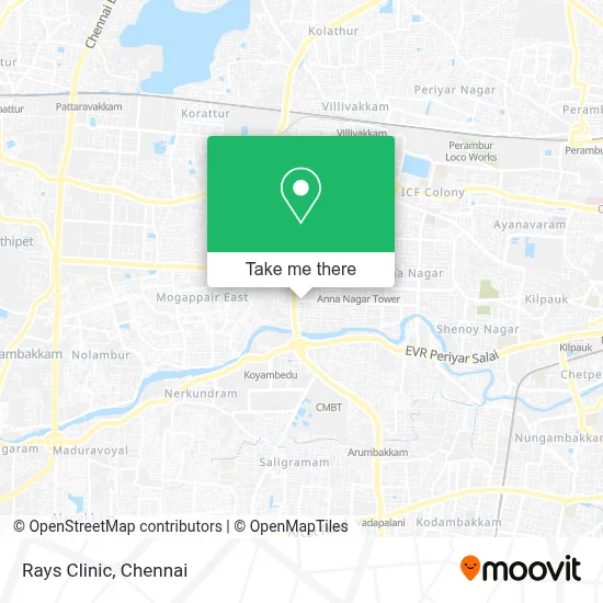 Rays Clinic map