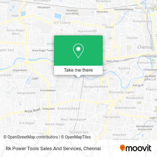 Rk Power Tools Sales And Services map