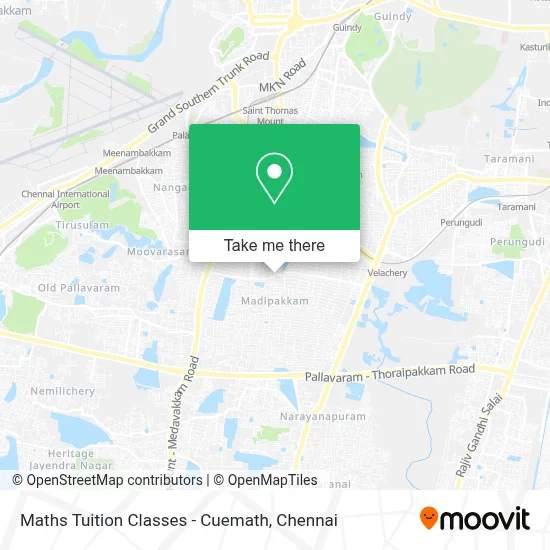 Maths Tuition Classes - Cuemath map