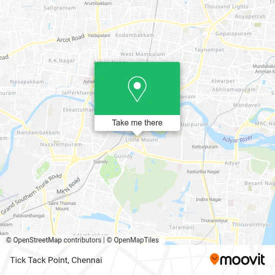 Tick Tack Point map