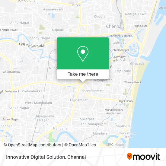 Innovative Digital Solution map