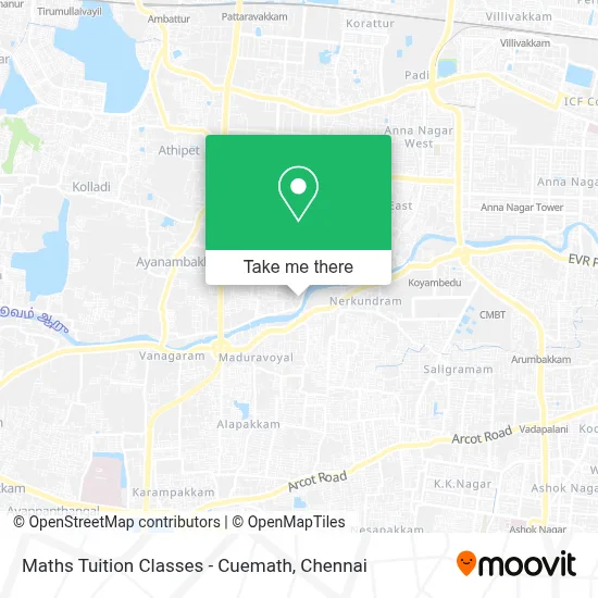 Maths Tuition Classes - Cuemath map