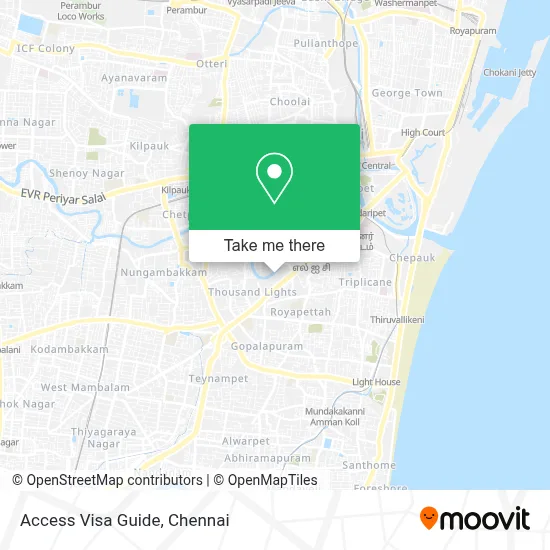 Access Visa Guide map