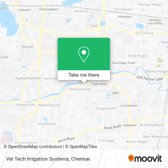Vel Tech Irrigation Systems map
