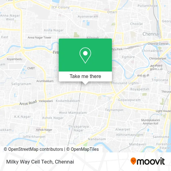 Milky Way Cell Tech map