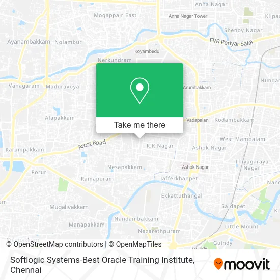 Softlogic Systems-Best Oracle Training Institute map