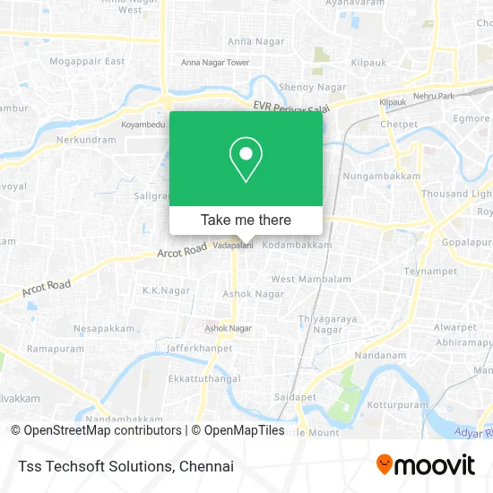 Tss Techsoft Solutions map