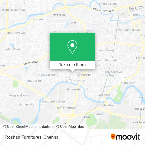 Roshan Furnitures map